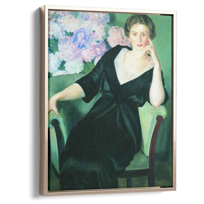 Portrait of Rene Ivanovna Notgaft (1914) by Boris Kustodiev