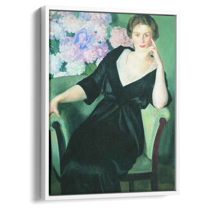 Portrait of Rene Ivanovna Notgaft (1914) by Boris Kustodiev