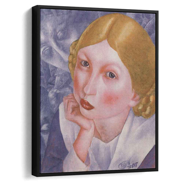 Portrait of Ria (Portrait of A.A. Kholopova) (1915) by Kuzma Petrov-Vodkin