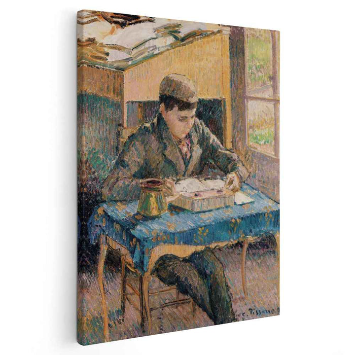 Portrait of Rodo Reading (1893) by Camille Pissarro
