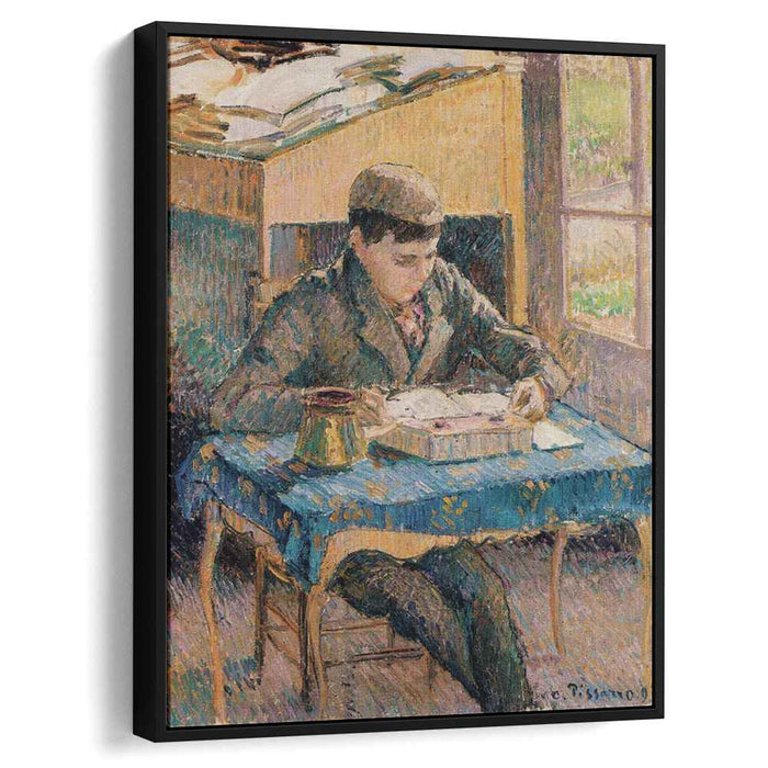 Portrait of Rodo Reading (1893) by Camille Pissarro