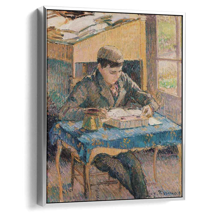 Portrait of Rodo Reading (1893) by Camille Pissarro