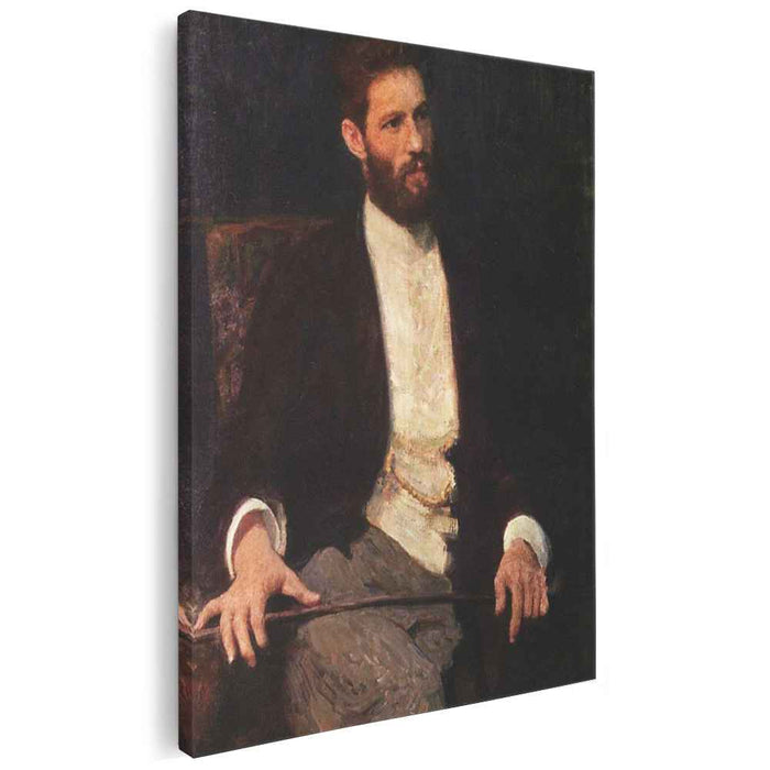 Portrait of sculptor Mark Matveevich Antokolski (1914) by Ilya Repin