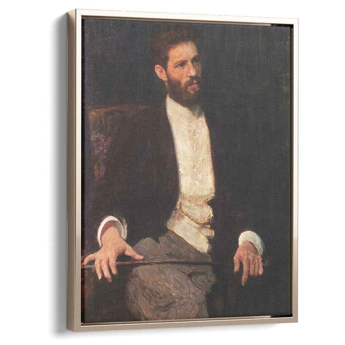 Portrait of sculptor Mark Matveevich Antokolski (1914) by Ilya Repin