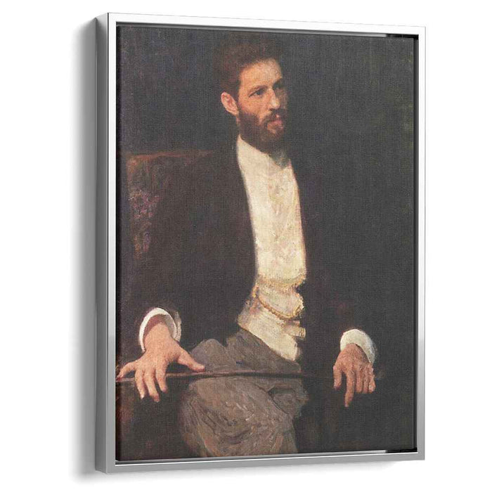 Portrait of sculptor Mark Matveevich Antokolski (1914) by Ilya Repin