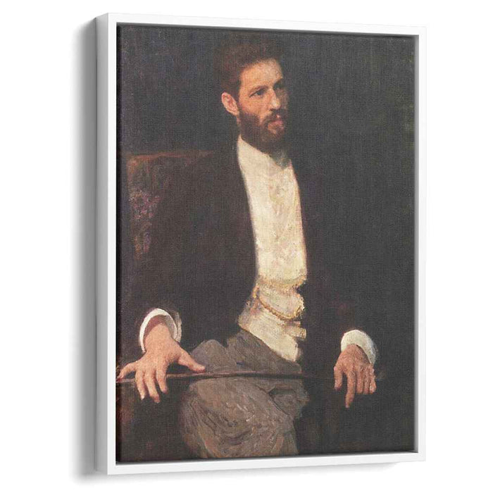 Portrait of sculptor Mark Matveevich Antokolski (1914) by Ilya Repin