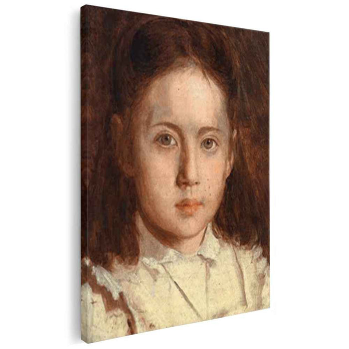 Portrait of Sonya Kramskaya, the Artist`s Daughter by Ivan Kramskoy