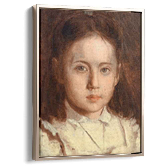 Portrait of Sonya Kramskaya, the Artist`s Daughter by Ivan Kramskoy