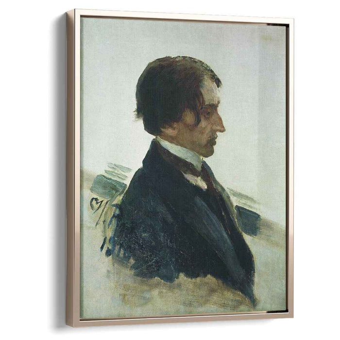Portrait of the Artist Isaak Brodskiy (1910) by Ilya Repin