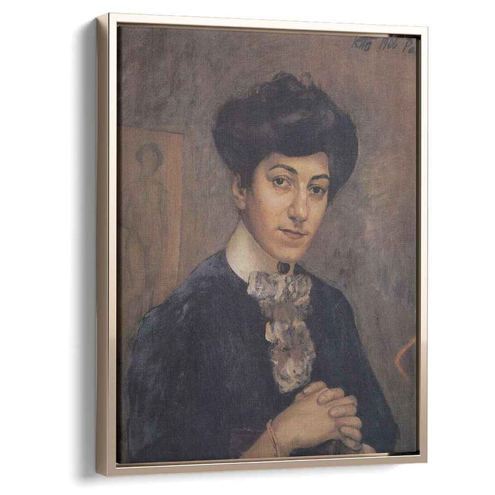 Portrait of the Artist's Wife (1906) by Kuzma Petrov-Vodkin