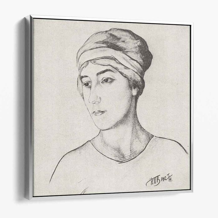 Portrait of the Artist's Wife (1912) by Kuzma Petrov-Vodkin