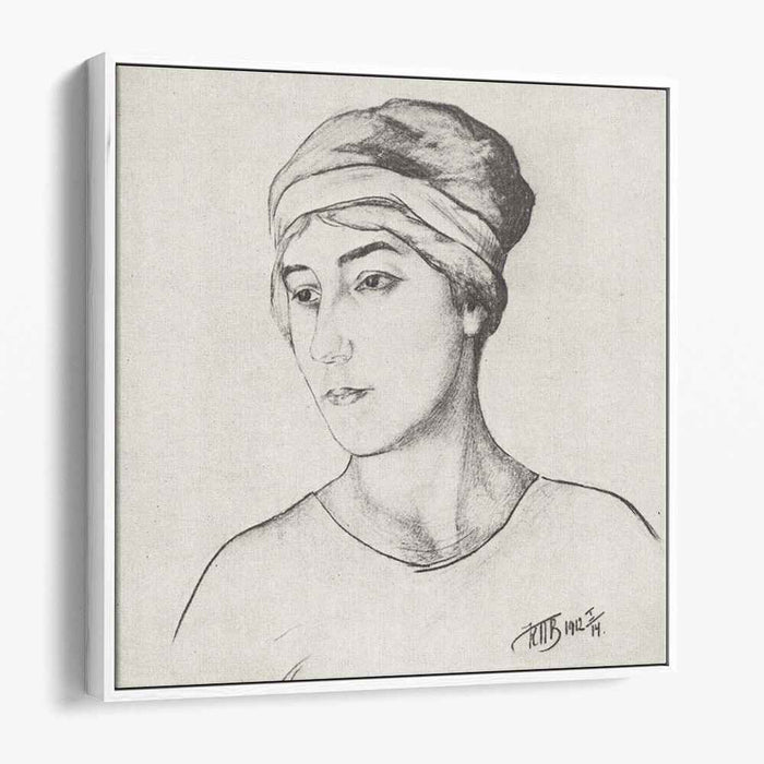 Portrait of the Artist's Wife (1912) by Kuzma Petrov-Vodkin