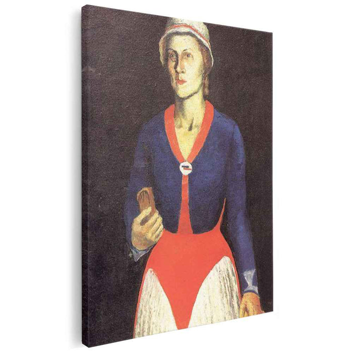 Portrait of the Artist's Wife (1934) by Kazimir Malevich