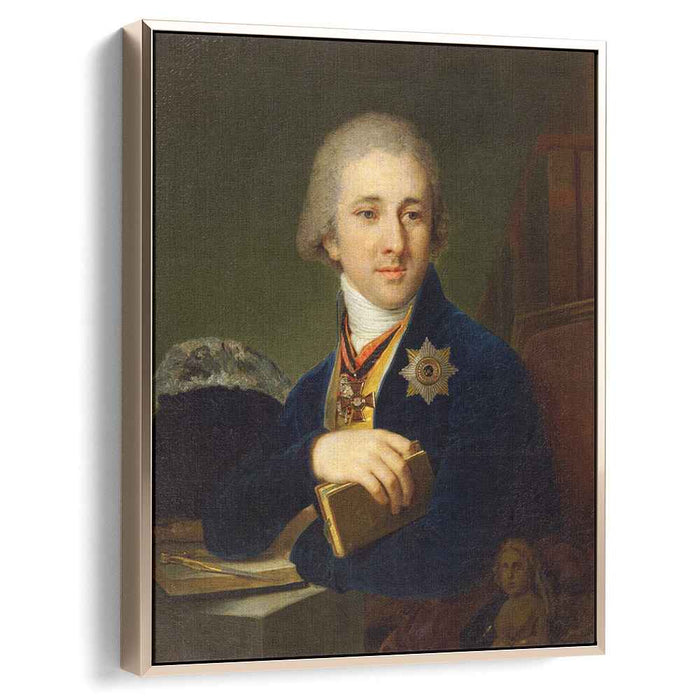 Portrait of the author Alexander Labsin (1805) by Vladimir Borovikovsky