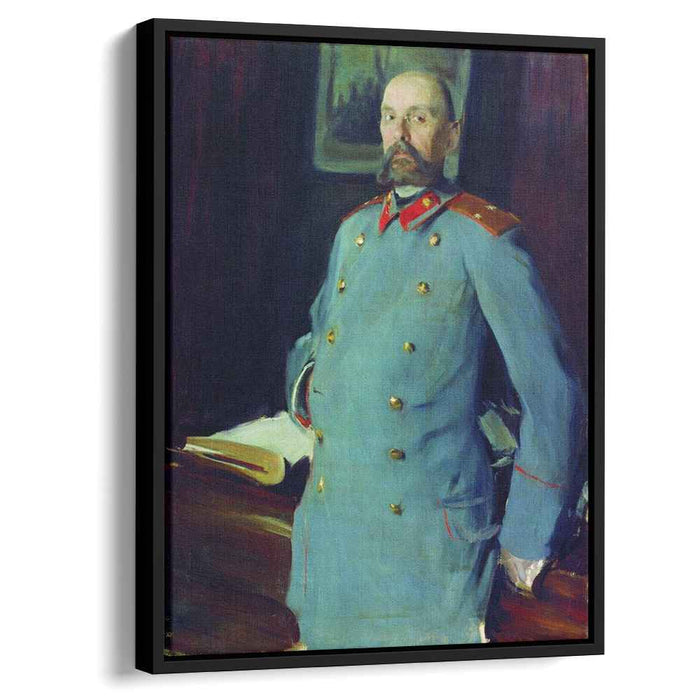 Portrait of the commandant of the Mariinsky Palace, Major-General Pavel Shevelev by Boris Kustodiev