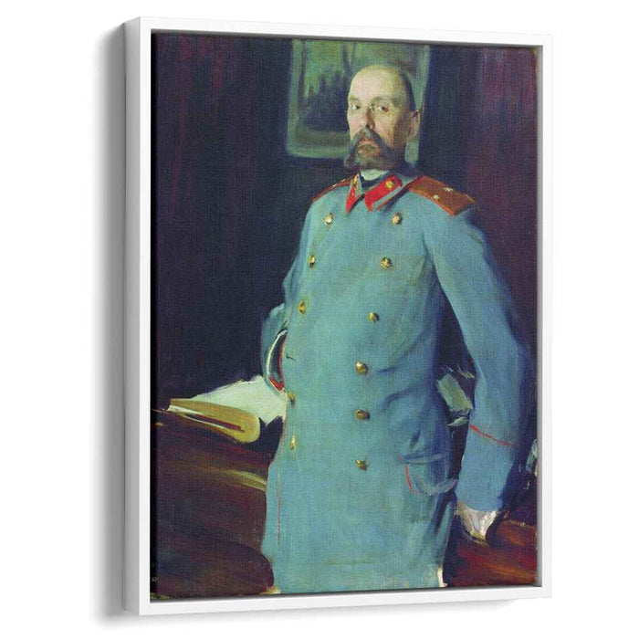 Portrait of the commandant of the Mariinsky Palace, Major-General Pavel Shevelev by Boris Kustodiev