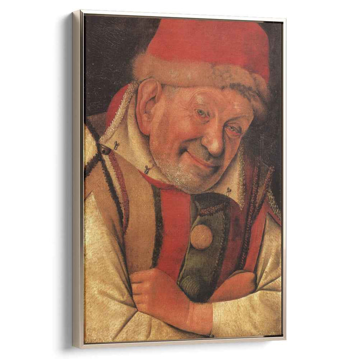 Portrait of the Ferrara Court Jester Gonella (1442) by Jean Fouquet