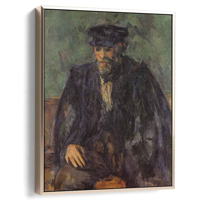 Portrait of the Gardener Vallier (1906) by Paul Cezanne