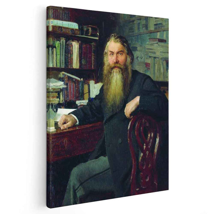 Portrait of the historian and archaeologist Ivan Egorovich Zabelin (1877) by Ilya Repin