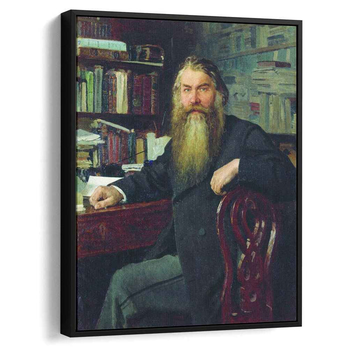 Portrait of the historian and archaeologist Ivan Egorovich Zabelin (1877) by Ilya Repin