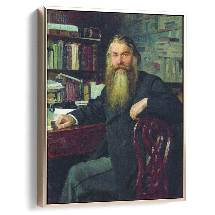 Portrait of the historian and archaeologist Ivan Egorovich Zabelin (1877) by Ilya Repin