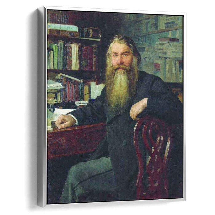 Portrait of the historian and archaeologist Ivan Egorovich Zabelin (1877) by Ilya Repin