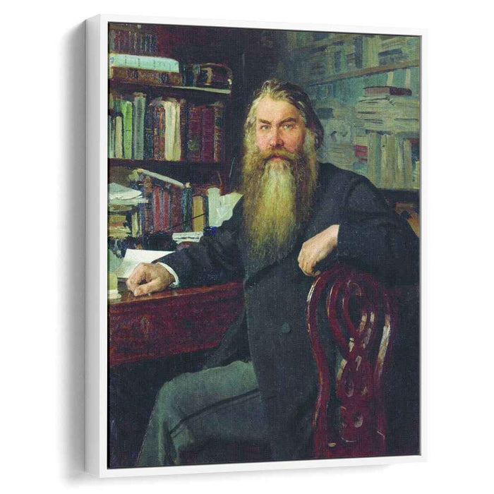Portrait of the historian and archaeologist Ivan Egorovich Zabelin (1877) by Ilya Repin