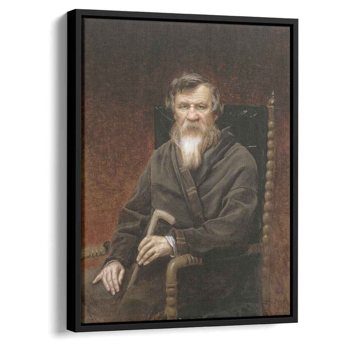 Portrait of the historian Mikhail Petrovich Pogodin (1872) by Vasily Perov