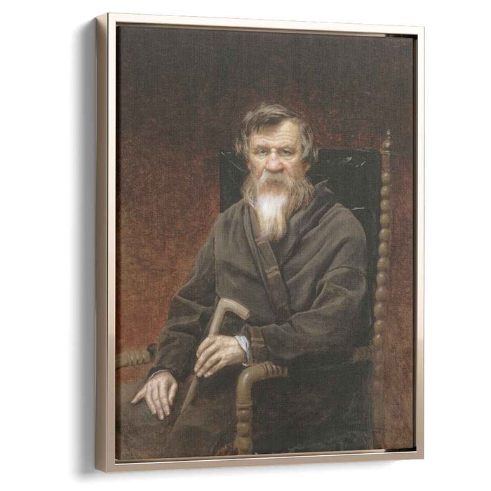 Portrait of the historian Mikhail Petrovich Pogodin (1872) by Vasily Perov