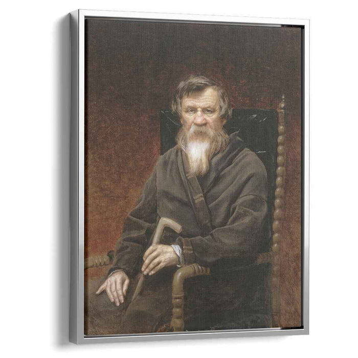 Portrait of the historian Mikhail Petrovich Pogodin (1872) by Vasily Perov