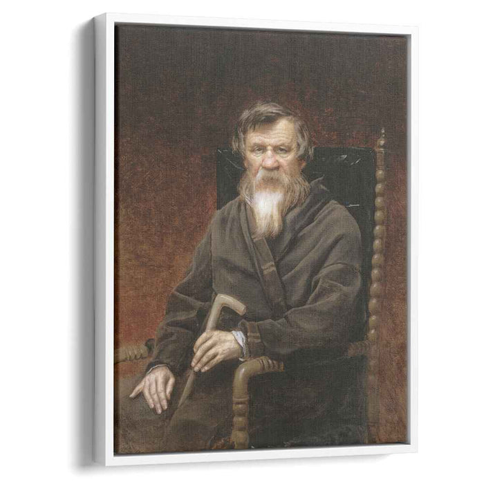 Portrait of the historian Mikhail Petrovich Pogodin (1872) by Vasily Perov