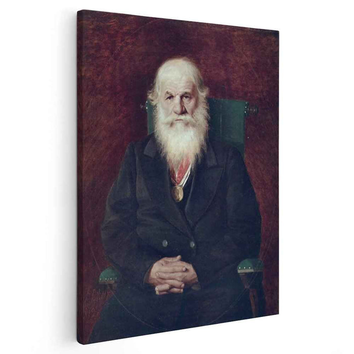 Portrait of the Historian Mikhail Pogodin (1872) by Vasily Perov