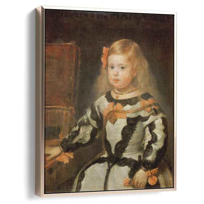 Portrait of the Infanta Maria Marguerita (1654) by Diego Velazquez
