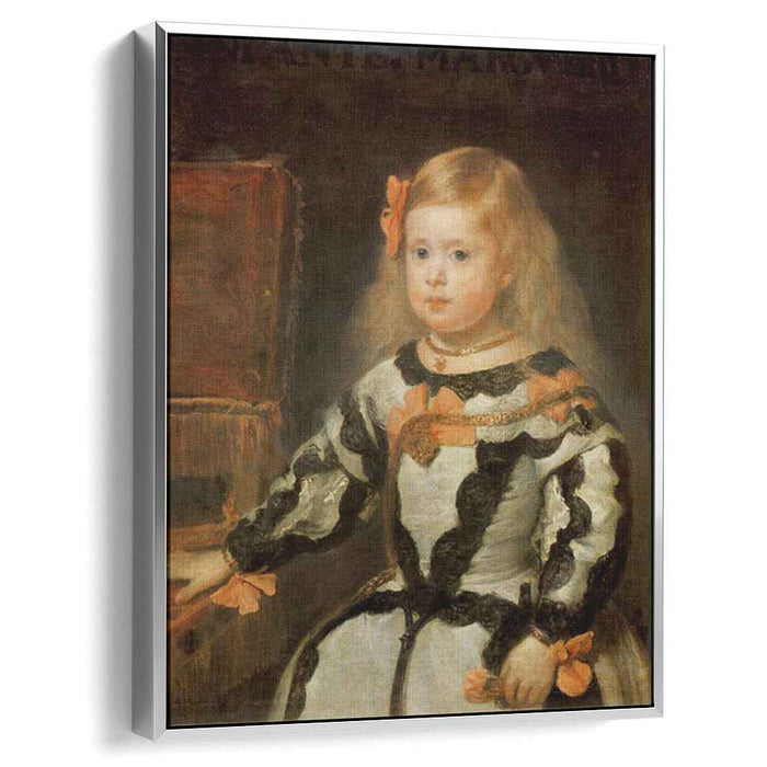 Portrait of the Infanta Maria Marguerita (1654) by Diego Velazquez