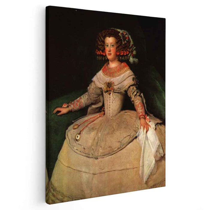 Portrait of the Infanta Maria Teresa future Queen Marie Therese of France (1653) by Diego Velazquez