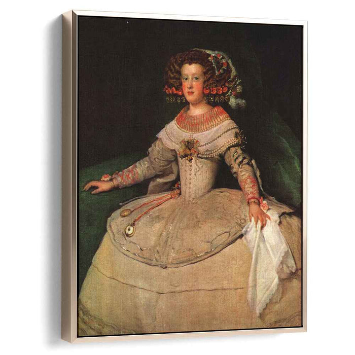 Portrait of the Infanta Maria Teresa future Queen Marie Therese of France (1653) by Diego Velazquez
