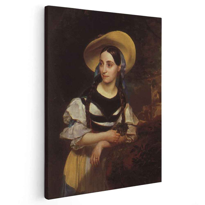 Portrait of the Italian Singer Fanny Persiani-Tacinardi (1834) by Karl Bryullov
