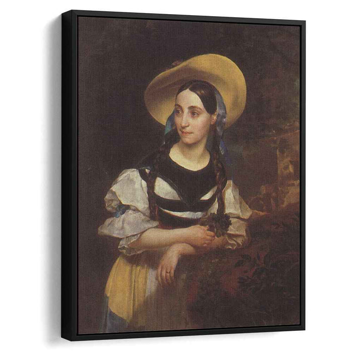 Portrait of the Italian Singer Fanny Persiani-Tacinardi (1834) by Karl Bryullov