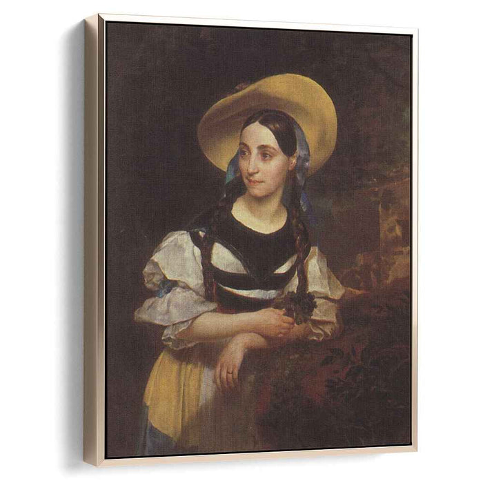 Portrait of the Italian Singer Fanny Persiani-Tacinardi (1834) by Karl Bryullov