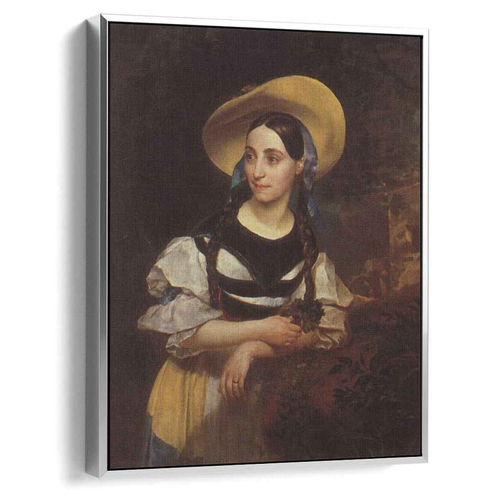 Portrait of the Italian Singer Fanny Persiani-Tacinardi (1834) by Karl Bryullov