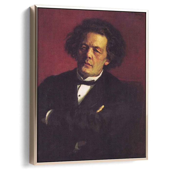 Portrait of the pianist, conductor and composer Anton Grigorievich Rubinstein by Ilya Repin