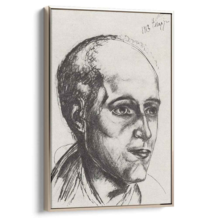 Portrait of the Poet (1913) by Kuzma Petrov-Vodkin