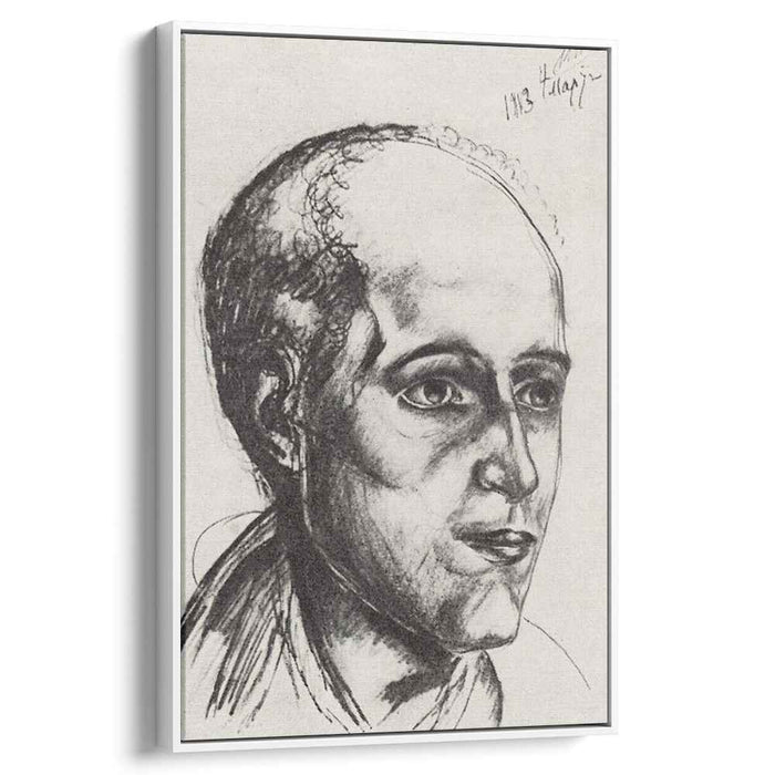 Portrait of the Poet (1913) by Kuzma Petrov-Vodkin