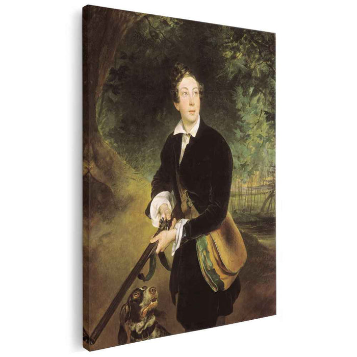 Portrait of the Poet and Playwright Alexey Tolstoy as a Youth (1836) by Karl Bryullov