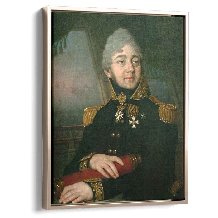 Portrait of the Russian poet Evgeny Boratynsky (1820) by Vladimir Borovikovsky