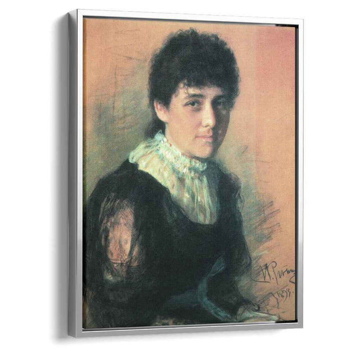 Portrait of the sculptor E.P.Tarhanova-Antokolskaya (1893) by Ilya Repin