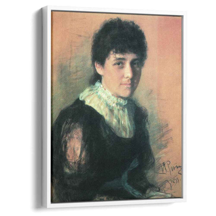 Portrait of the sculptor E.P.Tarhanova-Antokolskaya (1893) by Ilya Repin