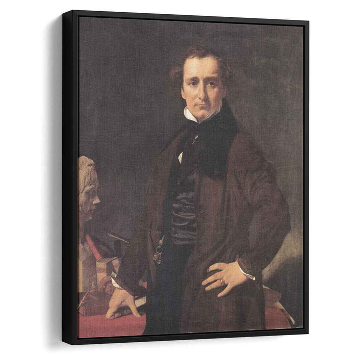 Portrait of the Sculptor Lorenzo Bartolini (1820) by Jean Auguste Dominique Ingres