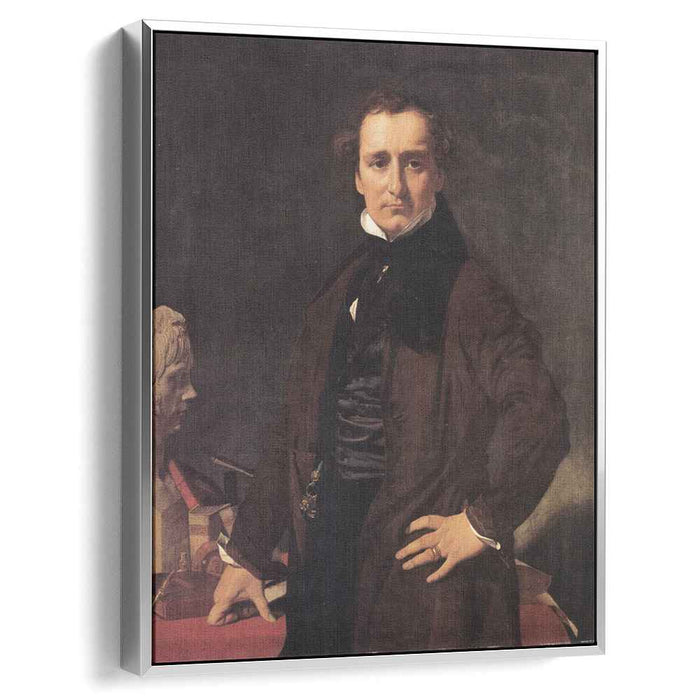 Portrait of the Sculptor Lorenzo Bartolini (1820) by Jean Auguste Dominique Ingres