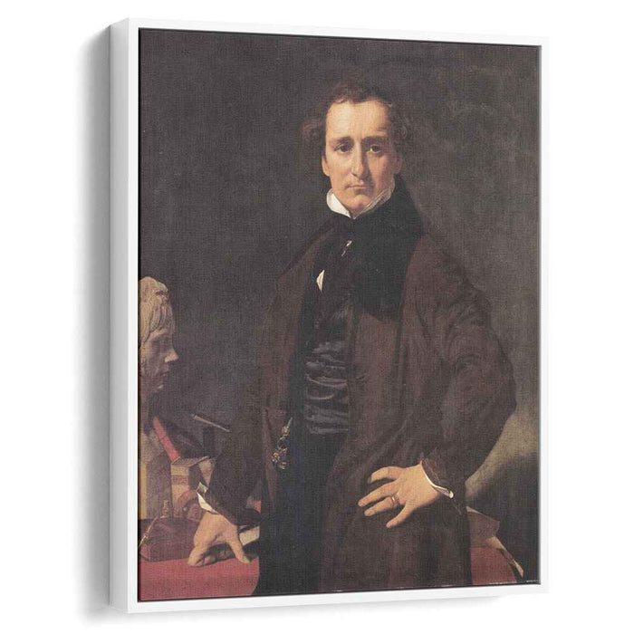 Portrait of the Sculptor Lorenzo Bartolini (1820) by Jean Auguste Dominique Ingres